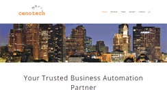 Desktop Screenshot of cenotechsolutions.com