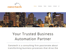 Tablet Screenshot of cenotechsolutions.com
